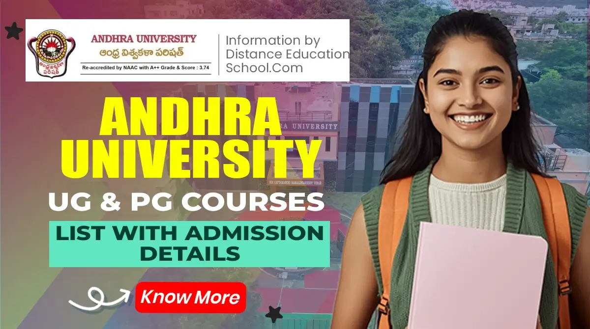 Read more about the article Andhra University Courses Admission UG & PG List with Details